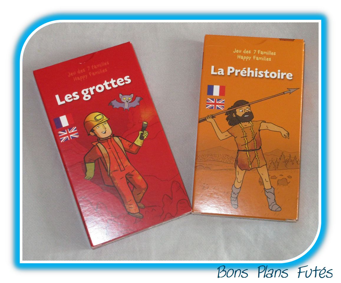 Jeux des 7 familles La prhistoire et Les grottes