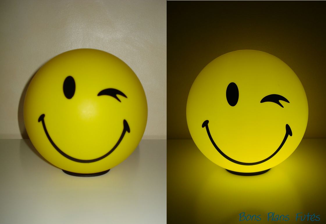Lampe smiley