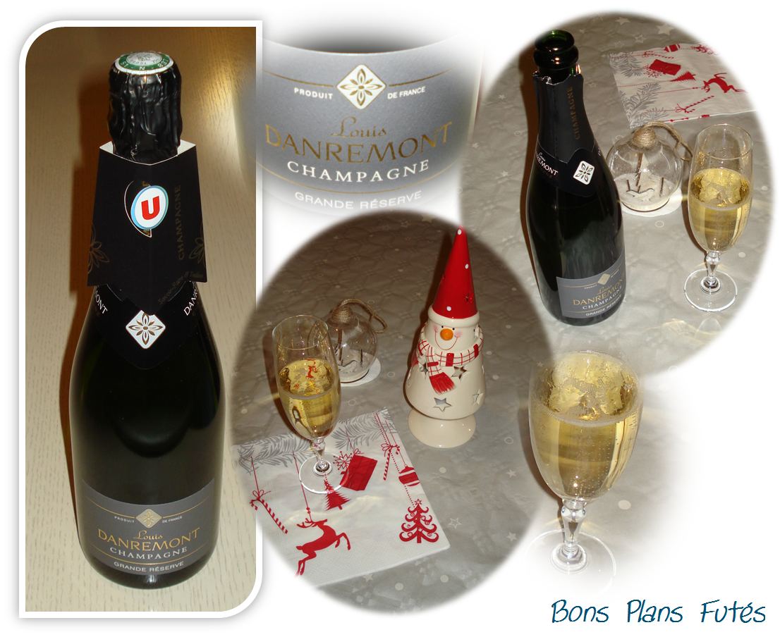 Bouteille de champagne brut Danremont Grande Rserve U