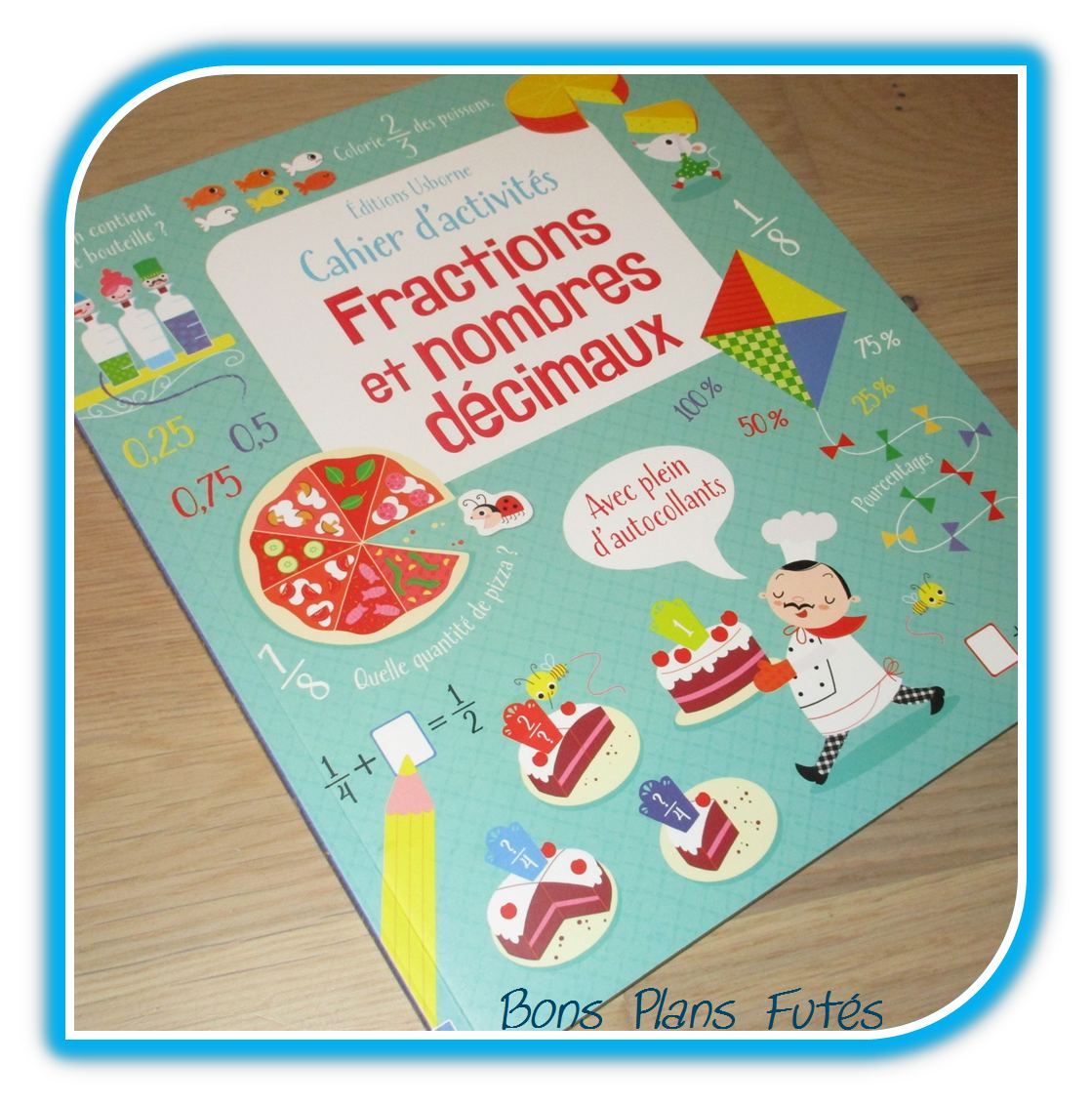 cahier d'activits Fractions et nombres dcimaux avec Usborne