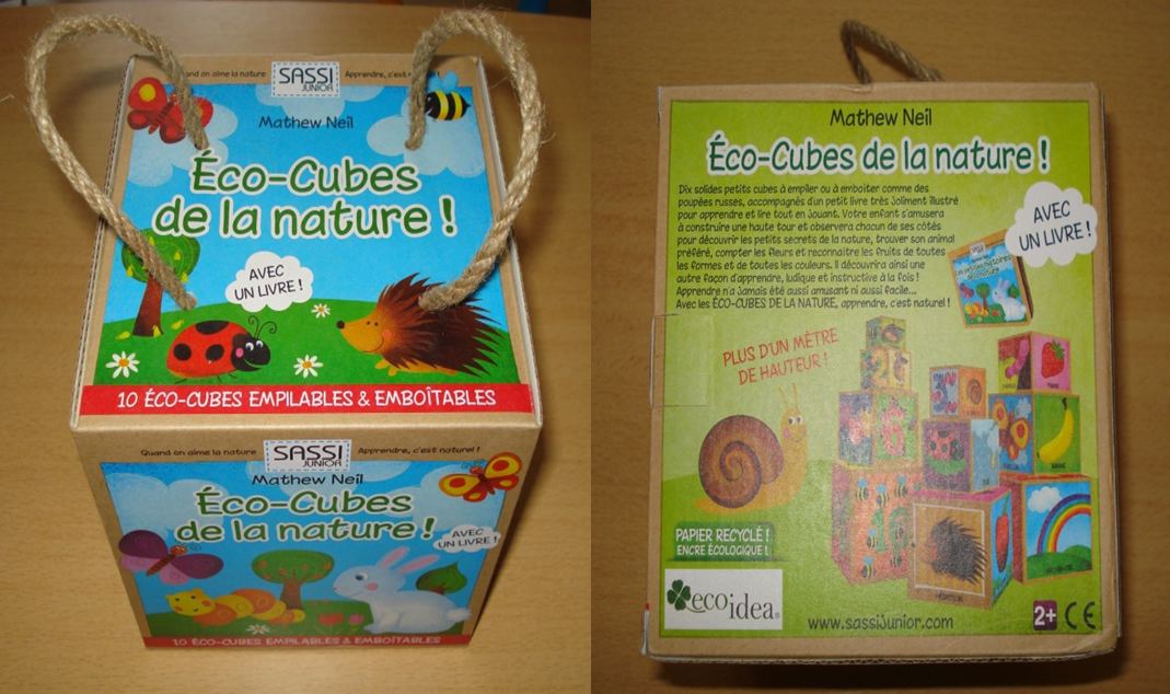 emballage eco cube nature