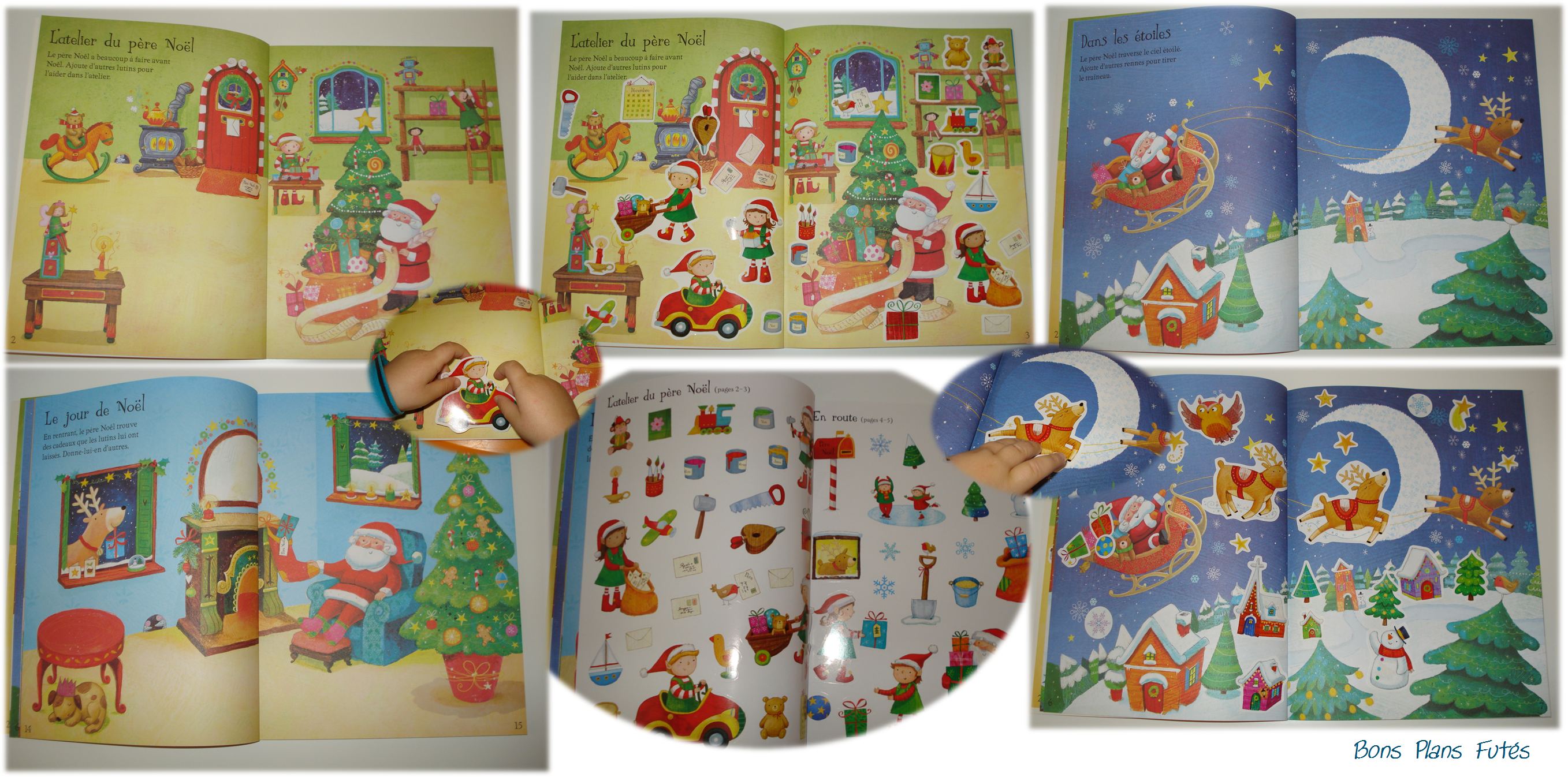 coloriage de noel Usborne