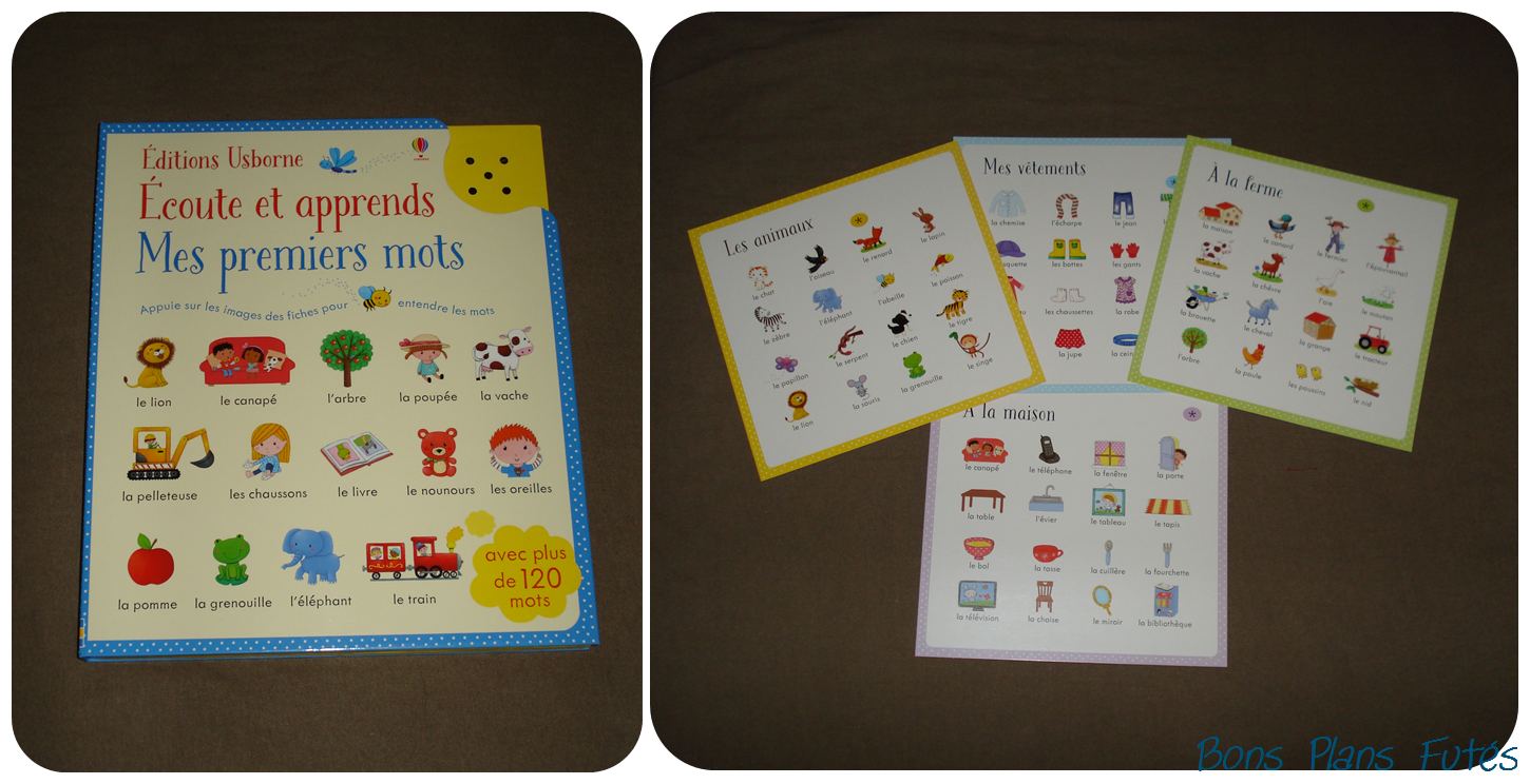  Ecoute et apprends mes premiers mots Usborne