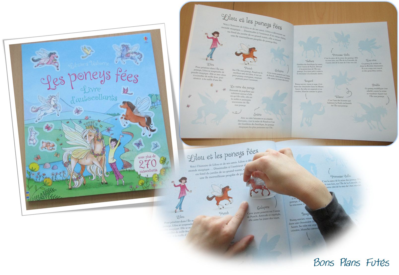  Livre d'autocollants Les poneys fes de Usborne