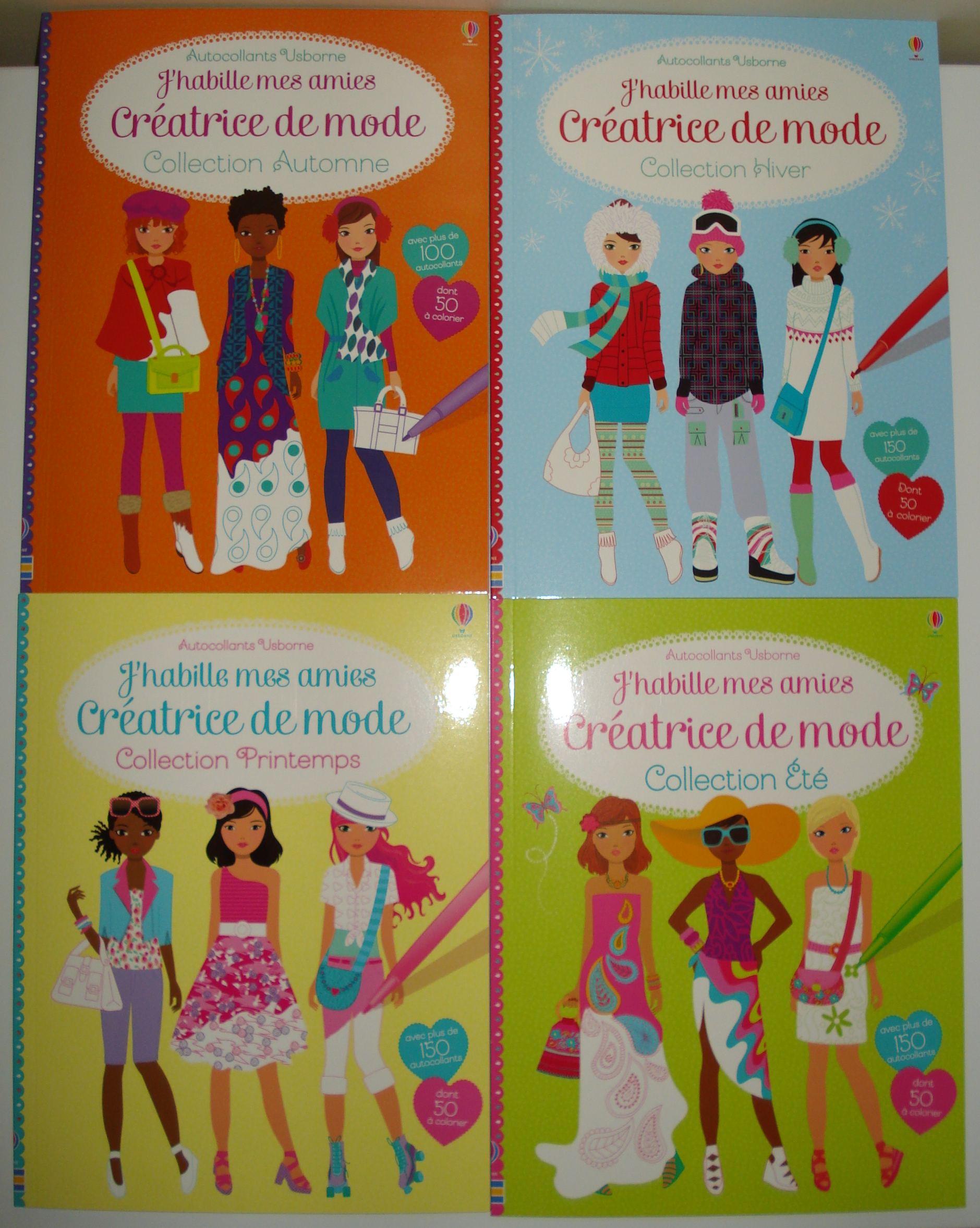 Ma valisette J'habille mes amies Créatrice de mode Usborne, Test livre