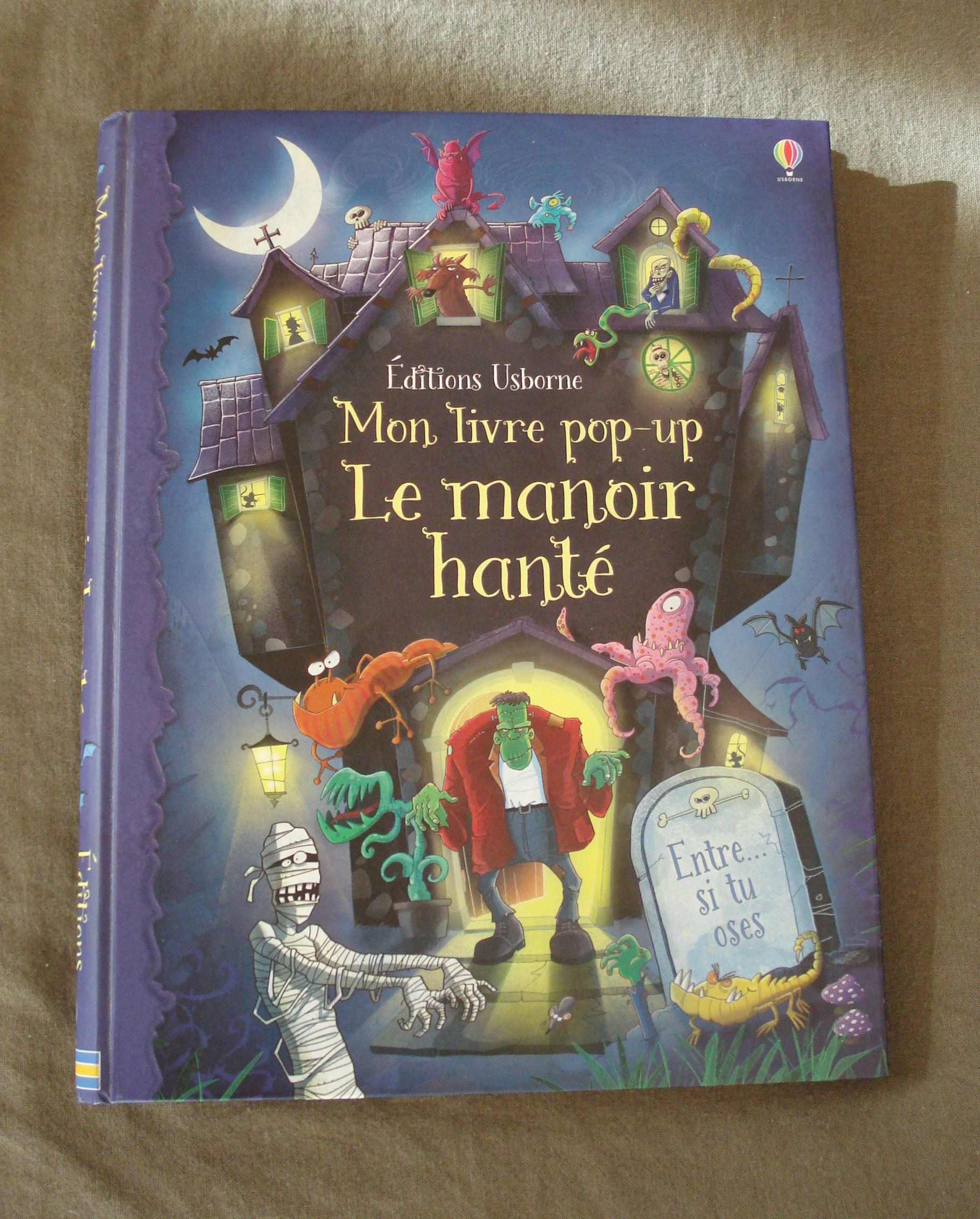 Livre pop-up Le manoir hante